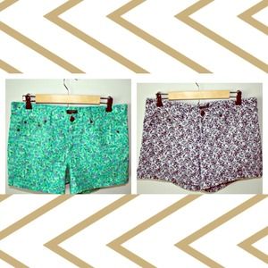 2 pair J.Crew high waisted shorts