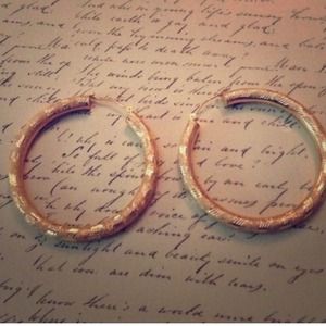 14k Gold Hoop Earrings & Dress bundle