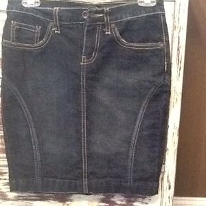 Express denim pencil skirt. Sz 0