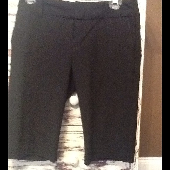 Black long dressy shorts. Old navy. Size 0