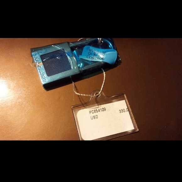 Authentic new with tags Bulgari quadrato key chain