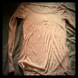 Pure&Good super light pink long sleeve shirt🎀