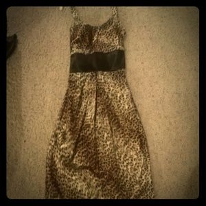 Hot animal print dress