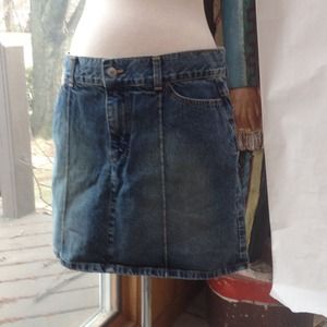 Gap bell du jour jean skirt