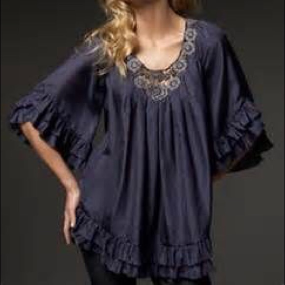 Rebecca Taylor Habutai Jeweled Top - Picture 4 of 4