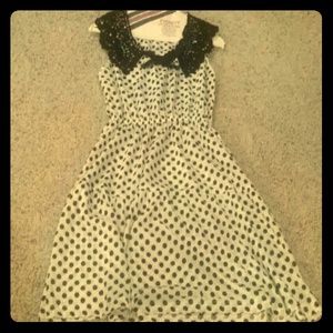 Flash sale!! B&W shear dress