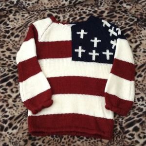 American flag sweater
