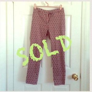 H&M Printed Capri Trousers