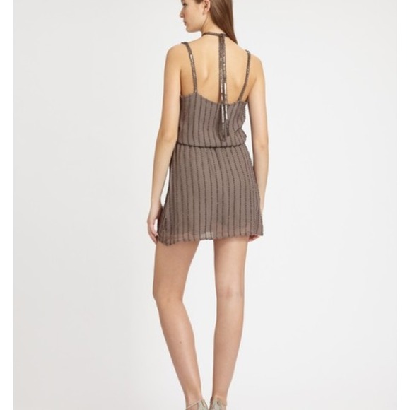 Parker Beaded Sequin Aztec Dress - Picture 3 of 4