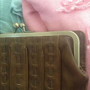 Three scarves and wallet!