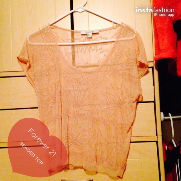 Forever 21 beaded top size medium