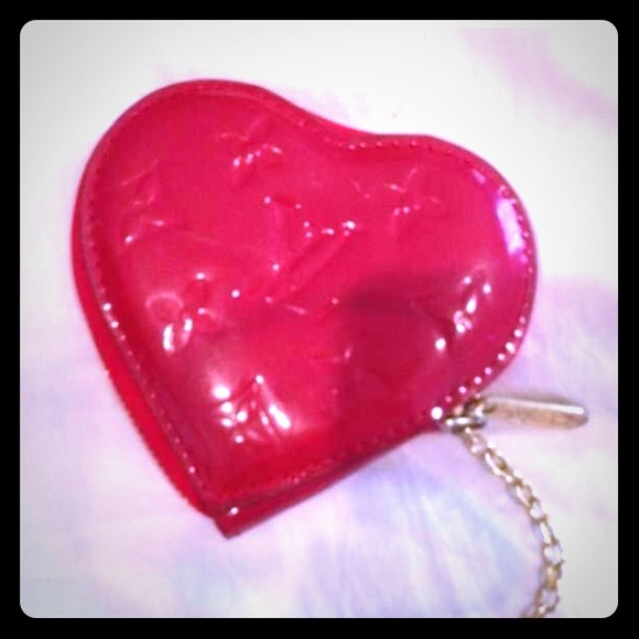 Authentic Louis Vuitton heart shape coin purse