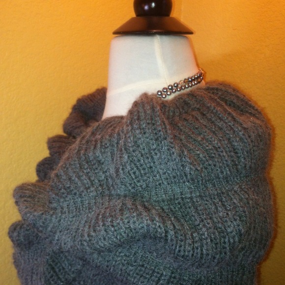 BCBG Ruffle Neck Cardigan - Picture 3 of 4