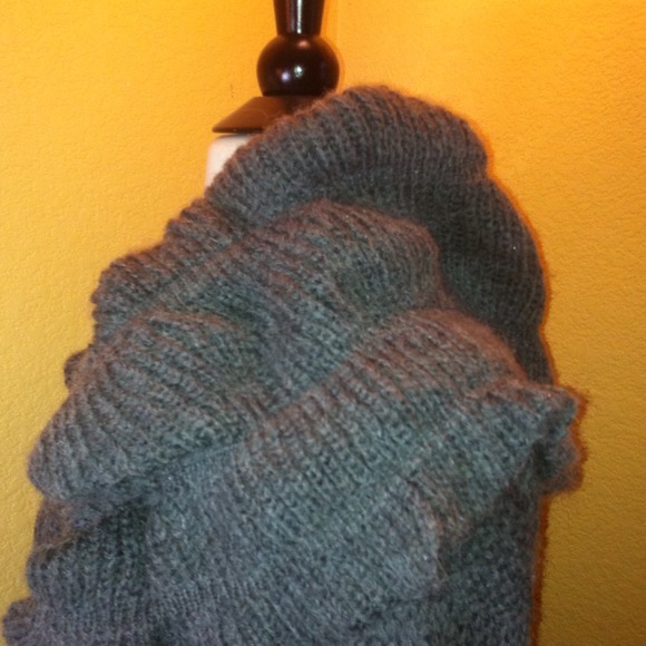 BCBG Ruffle Neck Cardigan - Picture 4 of 4