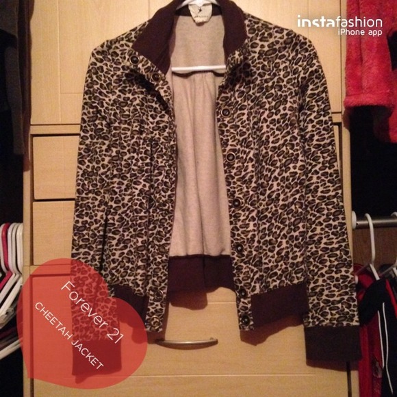 Forever 21 cheetah jacket - Picture 1 of 1