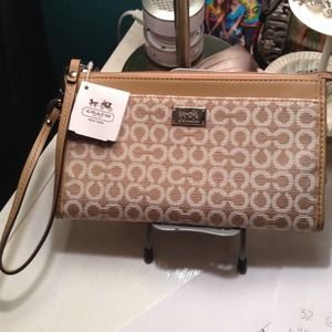 Authentic Coach wristlet