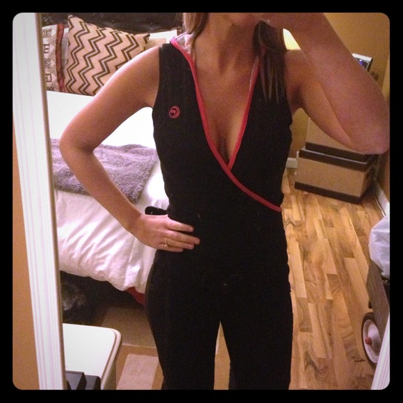 Black Wrap Hooded Top