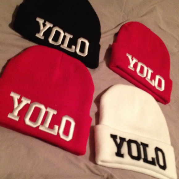 YOLO beanie hat