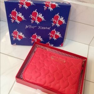 Red Betsey Johnson Purse