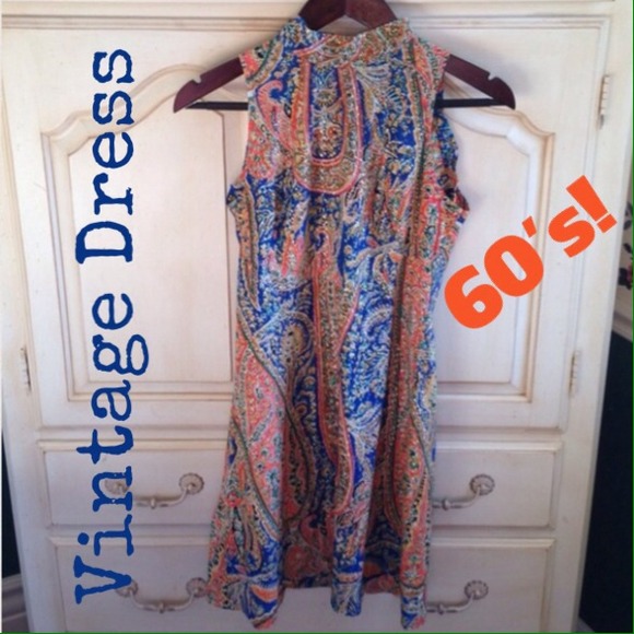 🎀KEEPING FOR NOW🎀VINTAGE 60 70s MOD SHIFT Dress️ - Picture 2 of 4