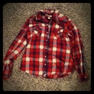 Red and blue flannel