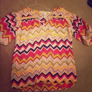Diane Von Furstenberg Chevron Top❤️❤️