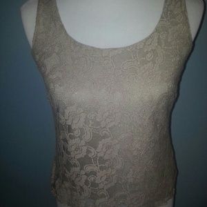 Lace tank top