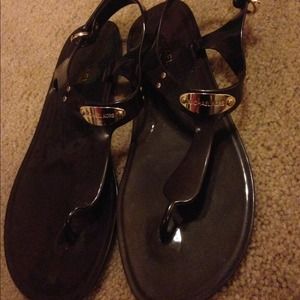 Michael Kors brown jelly sandals💖❤️