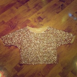 Tea N Rose Sequin top size S