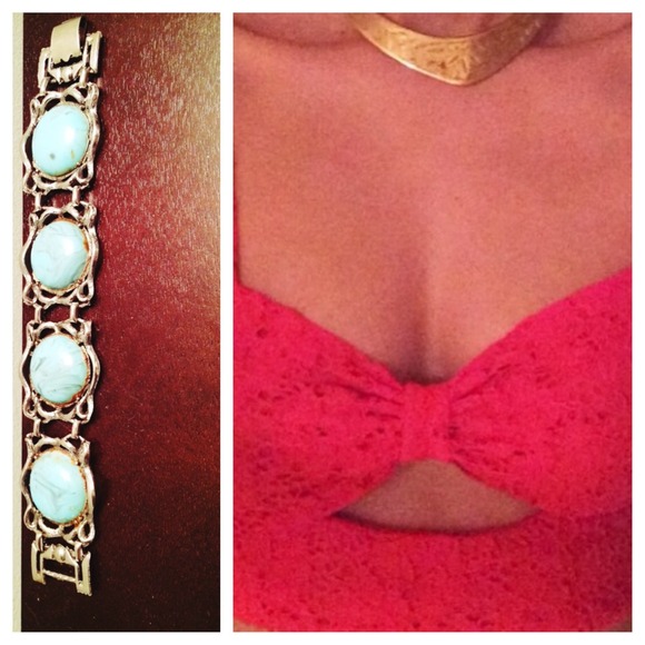 *Bundle* Sweetheart Red Eyelet Bustier