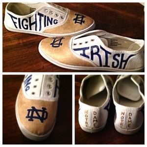 Notre Dame shoes for Lisa!