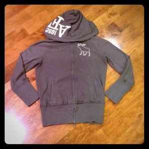 Abercrombie Zip-up Hoodie Gray Size M