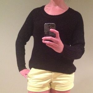 RDI black knit sweater