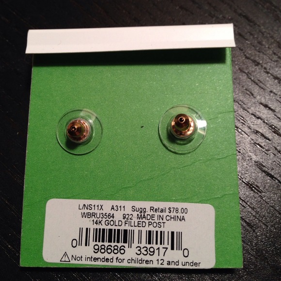 SOLD HP!! **Kate spade crystal earrings** - Picture 2 of 4