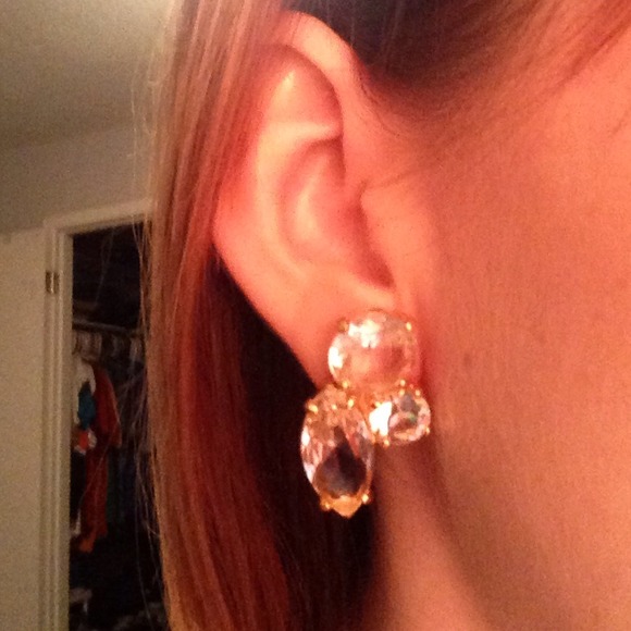SOLD HP!! **Kate spade crystal earrings** - Picture 3 of 4