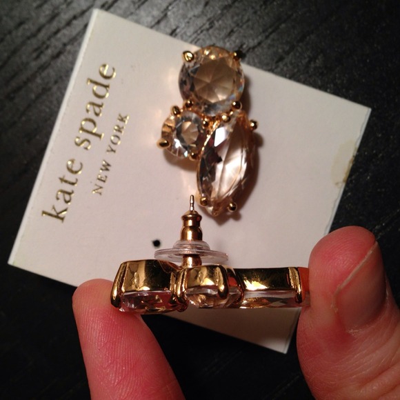 SOLD HP!! **Kate spade crystal earrings** - Picture 4 of 4