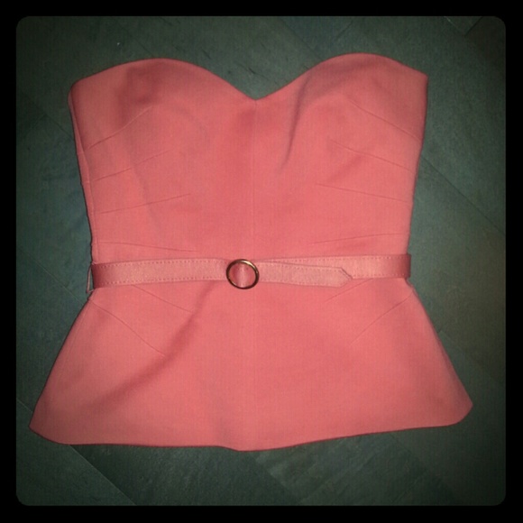 Trina Turk Strapless Bustier Top