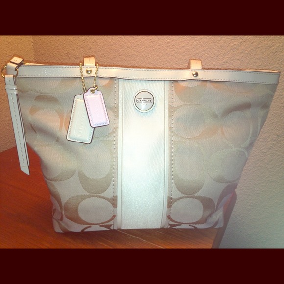Authentic Signature Coach Tote Bag