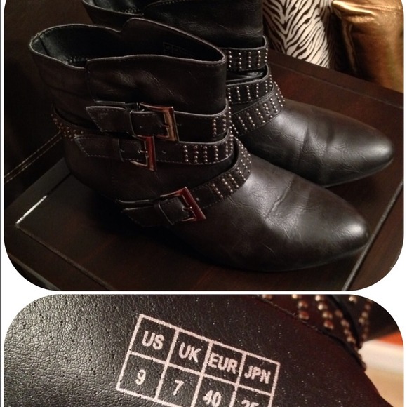 Studded bootie