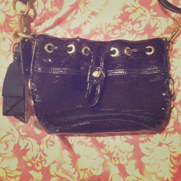 Coach Limited Edition Sequin Mini Bucket purse
