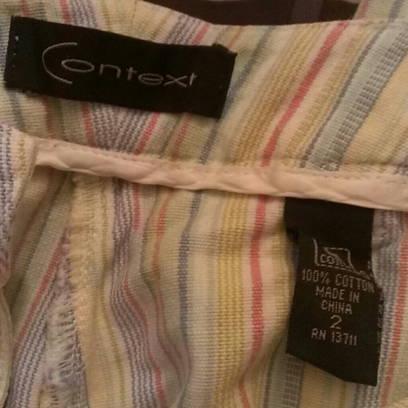 Striped colorful capris - Picture 2 of 2