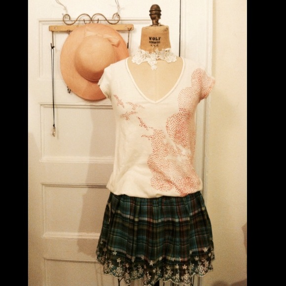 Free people Top & forever21 skirt set