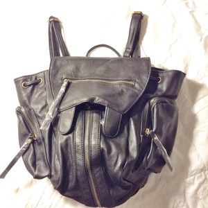 Brandy Melville Leather Backpack