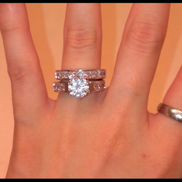 6ct Diamond Cut Brilliant Wedding Set