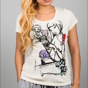 tokidoki x Marvel Cream Comic Love Tee