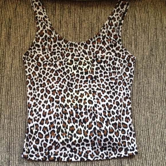 Leopard print tank.