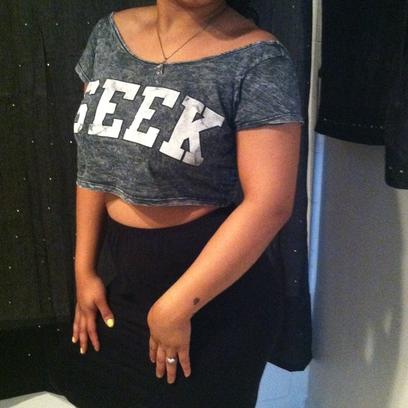 Geek crop top
