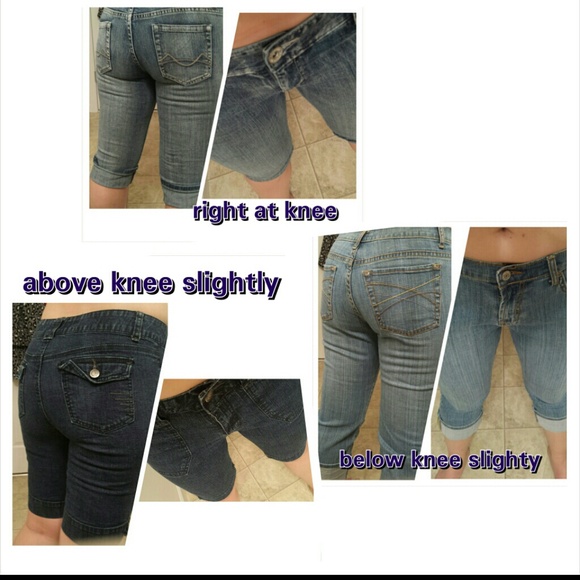 BUNDLED!  Three Jean Capris Lot!