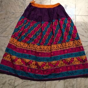 Indian cotton skirt