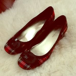 Tartan Holiday Shoes by Anne Klein